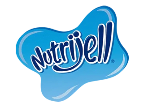 Nutrijel brand logo - Food and beverage brand partnership with Nde Indonesia